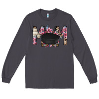 Smoke mom hockey flower Long Sleeve Tee - RacoonDesign