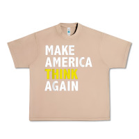 Burro Make America Think Again Funny Elections President Politics Urban Heavy Tee - baoMotion