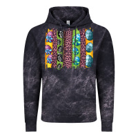 Cloud Black easter eggs and leopard brushstrokes Vintage Hoodie - Artiststas