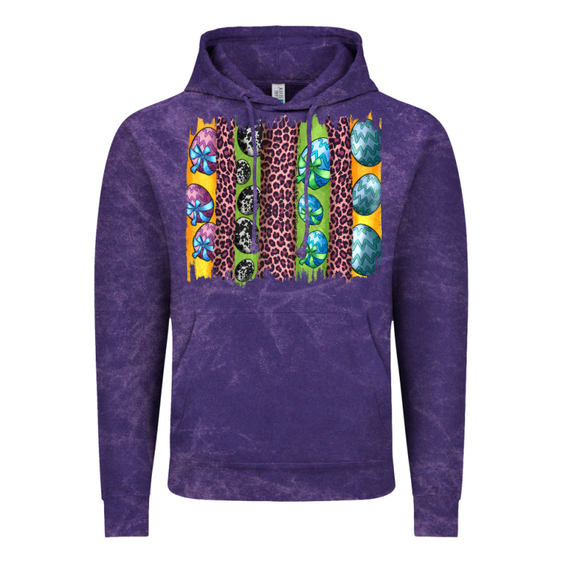 Easter Eggs And Leopard Brushstrokes Vintage Hoodie by Artiststas | Teevron