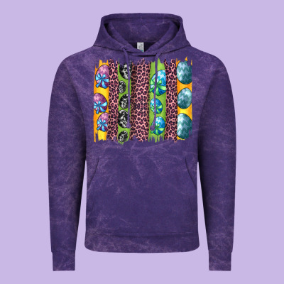 Easter Eggs And Leopard Brushstrokes Vintage Hoodie Designed By Artiststas
