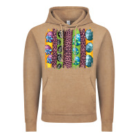 Vintage Coffee easter eggs and leopard brushstrokes Vintage Hoodie - Artiststas