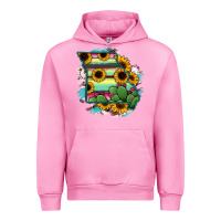 Missouri Map Sunflower Cactus Serape Urban Hoodie | Teevron