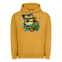 Pigment Peanut Butter Missouri Map Sunflower Cactus Serape Urban Hoodie - RanaPortraitStore