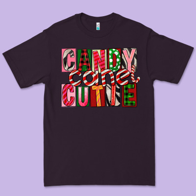Candy Cane Cutie Premium Tee Designed By Fadigitalartstudio