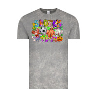 Cloud Rock Spooky Vibes Ghost Vintage Tee - CowhideDigitalArt