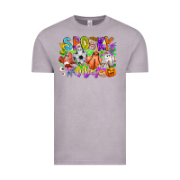 Vintage Zinc Spooky Vibes Ghost Vintage Tee - CowhideDigitalArt