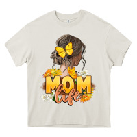 Cream Mom life Mother's Day Heavy Core Tee - FaDigitalArtStudio