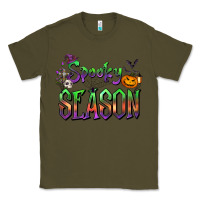 Army Green Halloween Spooky Season Classic Tee - FaDigitalArtStudio