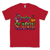 Red Halloween Spooky Season Classic Tee - FaDigitalArtStudio