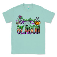 Seafoam Halloween Spooky Season Classic Tee - FaDigitalArtStudio