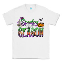 White Halloween Spooky Season Classic Tee - FaDigitalArtStudio