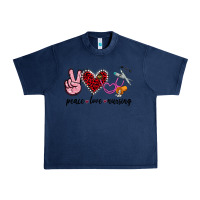 Navy peace love nursing Urban Heavy Tee - Jasminsmagicworld