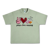 Oil Green peace love nursing Urban Heavy Tee - Jasminsmagicworld