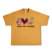 Peanut Butter peace love nursing Urban Heavy Tee - Jasminsmagicworld