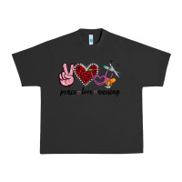 Pigment Black peace love nursing Urban Heavy Tee - Jasminsmagicworld