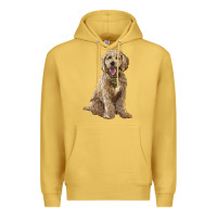 Antique Gold goldendoodle Premium Hoodie - BarkalooDesign