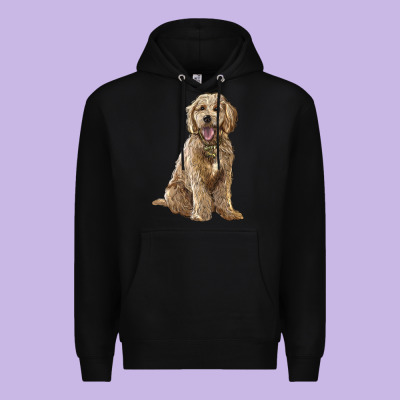 Goldendoodle Premium Hoodie Designed By Barkaloodesign