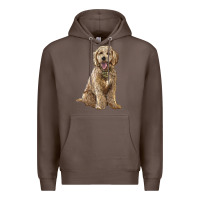 Coffee goldendoodle Premium Hoodie - BarkalooDesign