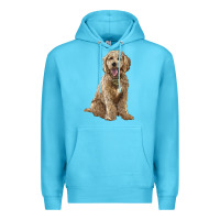 Ocean Blue goldendoodle Premium Hoodie - BarkalooDesign