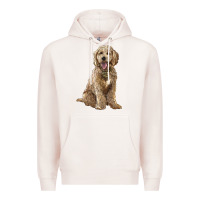Pale Pink goldendoodle Premium Hoodie - BarkalooDesign