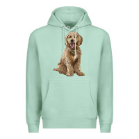 Seafoam goldendoodle Premium Hoodie - BarkalooDesign