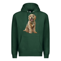 Sports Green goldendoodle Premium Hoodie - BarkalooDesign