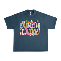 Midnight Navy lunch lady easter Urban Heavy Tee - CowhideDigitalArt
