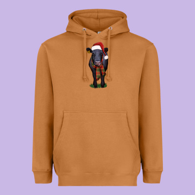 Black Angus Heavyweight Hoodie Designed By Ranaportraitstore