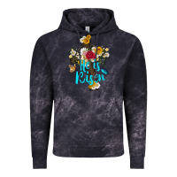 Cloud Black he is rısen with cross and butterfly Vintage Hoodie - Artiststas
