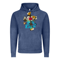 Vintage Denim he is rısen with cross and butterfly Vintage Hoodie - Artiststas