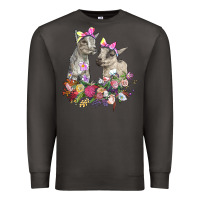 Smoke floral baby goats Premium Sweatshirt - RanaPortraitStore