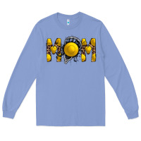 Colony Blue mom lacrosse Long Sleeve Tee - RacoonDesign