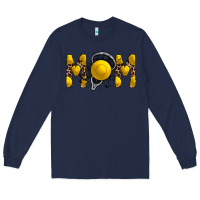 Navy mom lacrosse Long Sleeve Tee - RacoonDesign
