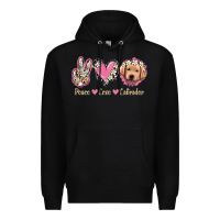Black Peace Love Labrador Premium Hoodie - Jasminsmagicworld
