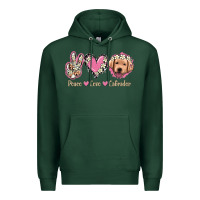 Sports Green Peace Love Labrador Premium Hoodie - Jasminsmagicworld