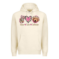 Tofu Peace Love Labrador Premium Hoodie - Jasminsmagicworld