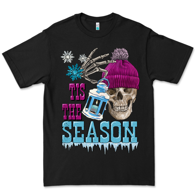 Tis The Season Winter Skull Premium Tee by FaDigitalArtStudio | Teevron