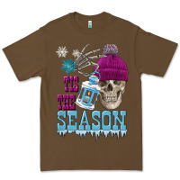 Cacao tis the season winter skull Premium Tee - FaDigitalArtStudio