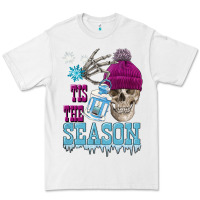 White tis the season winter skull Premium Tee - FaDigitalArtStudio