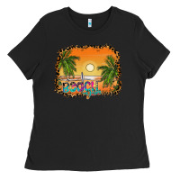 Black beach vibes Ladies Tee - CowhideDigitalArt