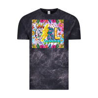 Cloud Black hot girl summer Vintage Tee - CowhideDigitalArt