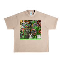 French Oak easter Urban Heavy Tee - CowhideDigitalArt