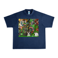 Navy easter Urban Heavy Tee - CowhideDigitalArt