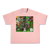 Salmon easter Urban Heavy Tee - CowhideDigitalArt