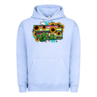 Pigment Grape Ice Montana Map Sunflower Cactus Serape Urban Hoodie - RanaPortraitStore