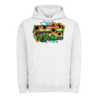 Pigment Lunar Rock Montana Map Sunflower Cactus Serape Urban Hoodie - RanaPortraitStore