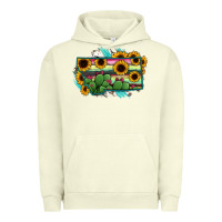 Pigment Pistachio Montana Map Sunflower Cactus Serape Urban Hoodie - RanaPortraitStore