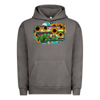 Pigment Tornado Montana Map Sunflower Cactus Serape Urban Hoodie - RanaPortraitStore