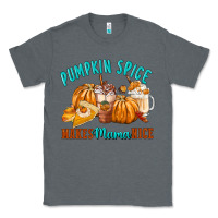 Charcoal Heather Pumpkin Spice Make Mama Nice Classic Tee - FaDigitalArtStudio